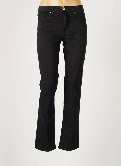 Pantalon droit noir CRN-F3 pour femme