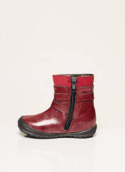Bottines/Boots rouge BOPY pour fille seconde vue