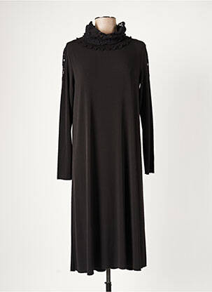 Robe mi-longue noir KOKOMARINA pour femme