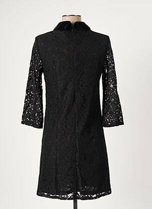 Robe courte manches 3/4 manches 3/4 noir RYUJEE femme