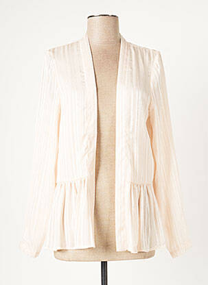Veste casual coupe droite rose ICHI femme