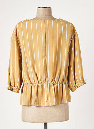 Top stretch manches 3/4 marron B.YOUNG femme