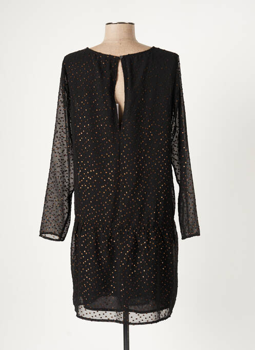 Robe courte noir ICHI pour femme