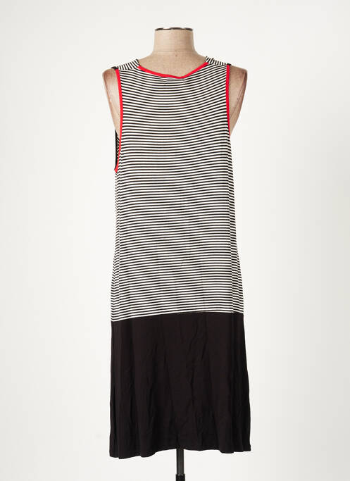 Robe mi-longue noir DANEVA pour femme