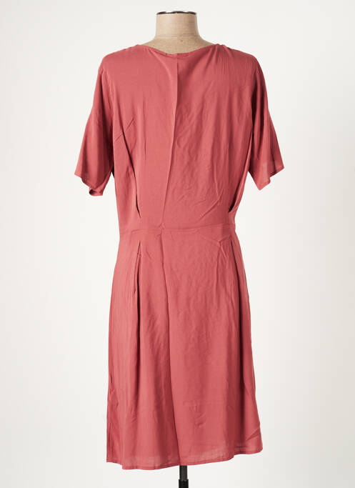 Robe mi-longue rose ICHI pour femme