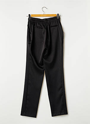 Pantalon chino fermeture zippée sous rabat boutonné taille normale noir LAVAND femme