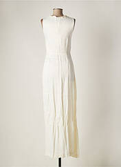 Robe longue beige ICHI pour femme seconde vue