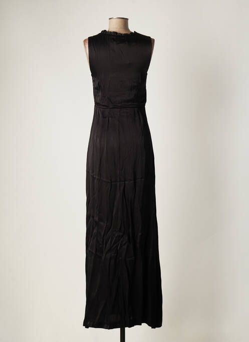 Robe longue noir ICHI pour femme