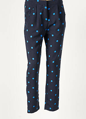 Pantalon chino taille normale taille normale bleu ICHI femme