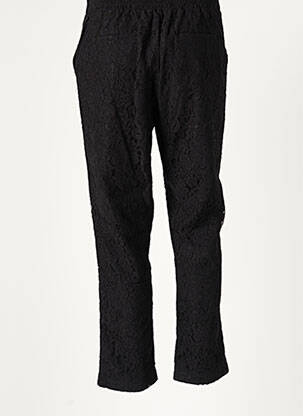 Pantalon chino taille normale taille normale noir ICHI femme