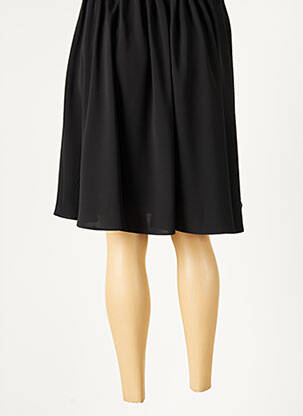 Jupe mi-longue taille normale noir LAVAND femme