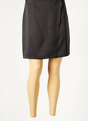 Jupe courte coupe évasée noir LAVAND femme