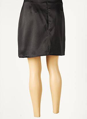 Jupe courte coupe évasée noir LAVAND femme