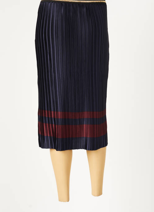 Jupe mi-longue bleu B.YOUNG pour femme