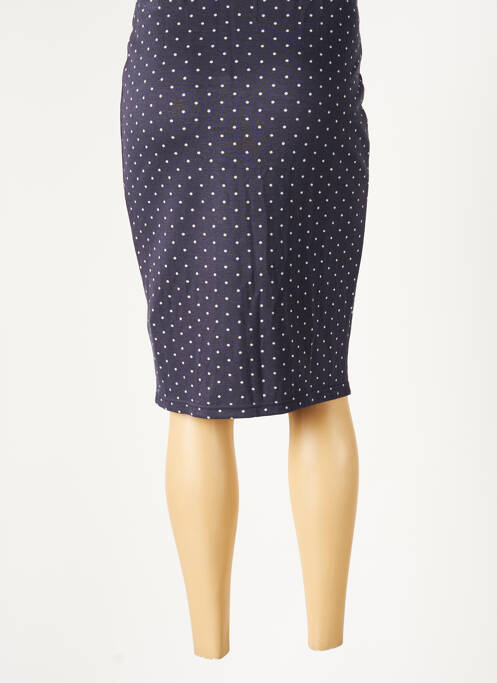 Jupe mi-longue bleu B.YOUNG pour femme