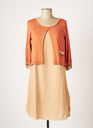 Robe courte orange HOSS pour femme