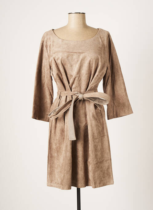 Robe courte beige MOLLY BRACKEN pour femme
