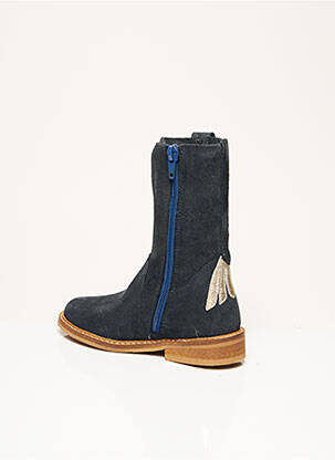 Bottines/boots talon bas talon bas bleu NA-WAK fille