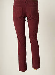 Pantalon slim rouge INDI & COLD pour femme seconde vue