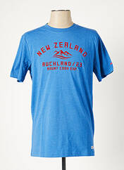 T-shirt bleu NEW ZEALAND AUCKLAND pour homme seconde vue