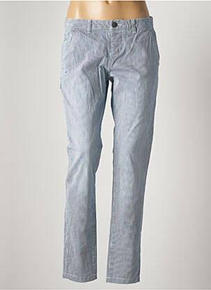 Pantalon chino bleu SUPERDRY pour femme