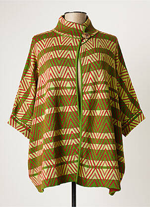 Gilet manches longues vert OLIVER JUNG pour femme