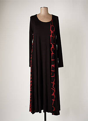 Robe longue noir ALEMBIKA pour femme