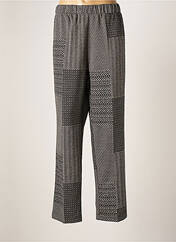 Pantalon droit gris SOPHIA CURVY pour femme seconde vue
