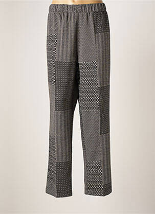 Pantalon droit gris SOPHIA CURVY pour femme