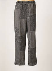 Pantalon droit gris SOPHIA CURVY pour femme seconde vue