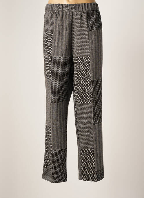 Pantalon droit gris SOPHIA CURVY pour femme
