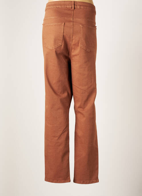 Pantalon slim marron YESTA pour femme