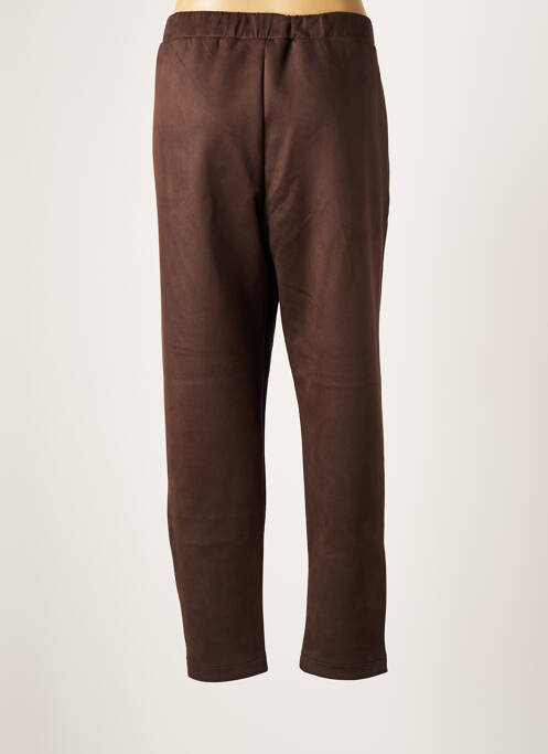 Pantalon 7/8 marron FRANCK ANNA femme