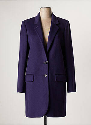 Manteau long violet ALBERTO BIANI pour femme