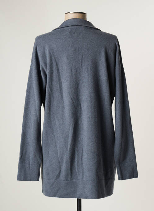 Gilet manches longues bleu FABIANA FILIPPI pour femme