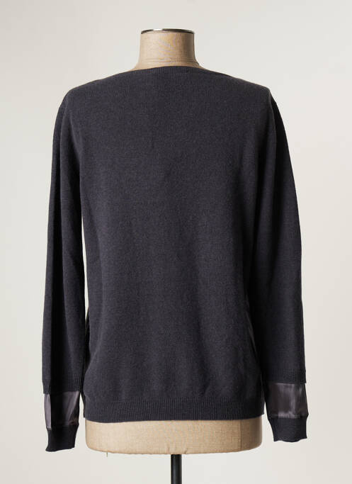 Gilet manches longues gris FABIANA FILIPPI pour femme