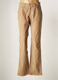 Pantalon droit stretch taille normale marron TRUSSARDI JEANS femme