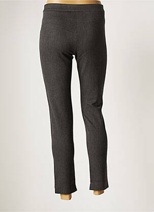 Pantalon 7/8 taille haute taille haute gris DENIM STUDIO femme