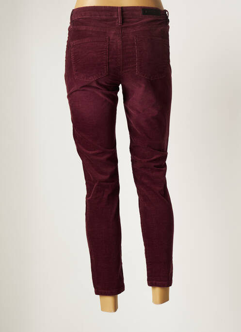 Pantalon 7/8 rouge DENIM STUDIO pour femme
