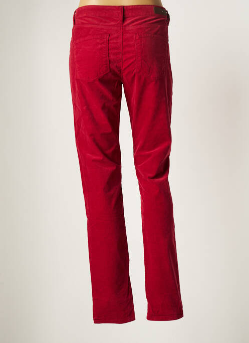 Pantalon slim rouge DENIM STUDIO pour femme