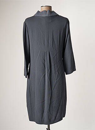Robe mi-longue manches longues manches longues gris FABIANA FILIPPI femme
