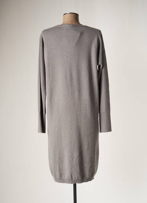 Robe mi-longue gris FABIANA FILIPPI pour femme