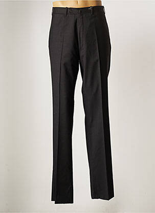 Pantalon droit fermeture zippée sous rabat boutonné taille normale gris BERNARD ZINS femme