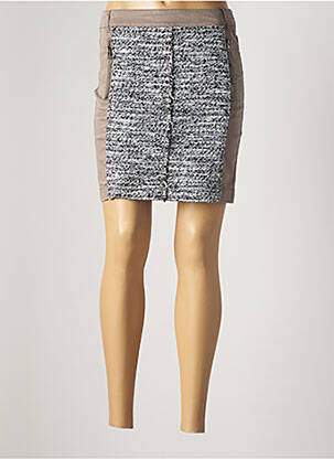 Jupe courte poches beige MARC CAIN femme