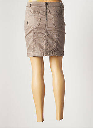 Jupe courte poches beige MARC CAIN femme