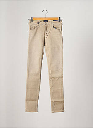Jeans coupe slim slim taille normale beige ARMANI femme