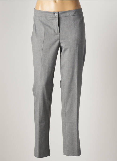 Pantalon slim gris PERSONA BY MARINA RINALDI pour femme