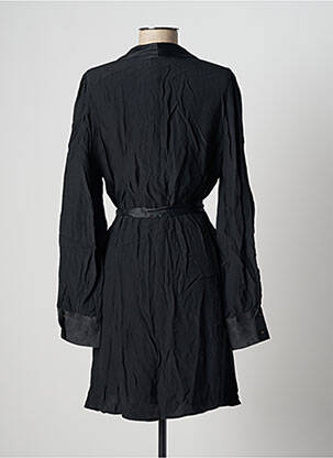 Robe courte manches longues manches longues noir SWILDENS femme