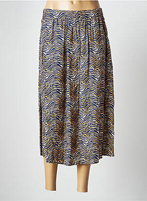 Jupe longue coupe droite bleu STELLA FOREST femme