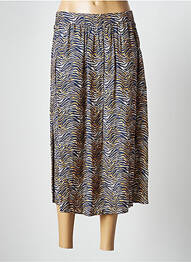 Jupe longue coupe droite bleu STELLA FOREST femme